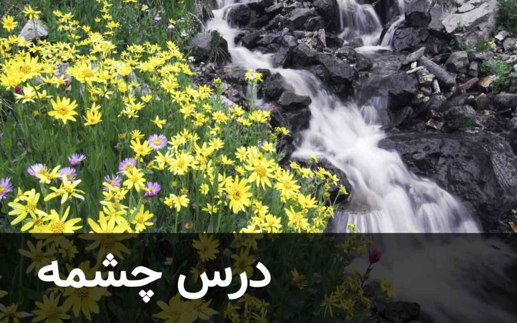 معنی درس چشمه فارسی دهم